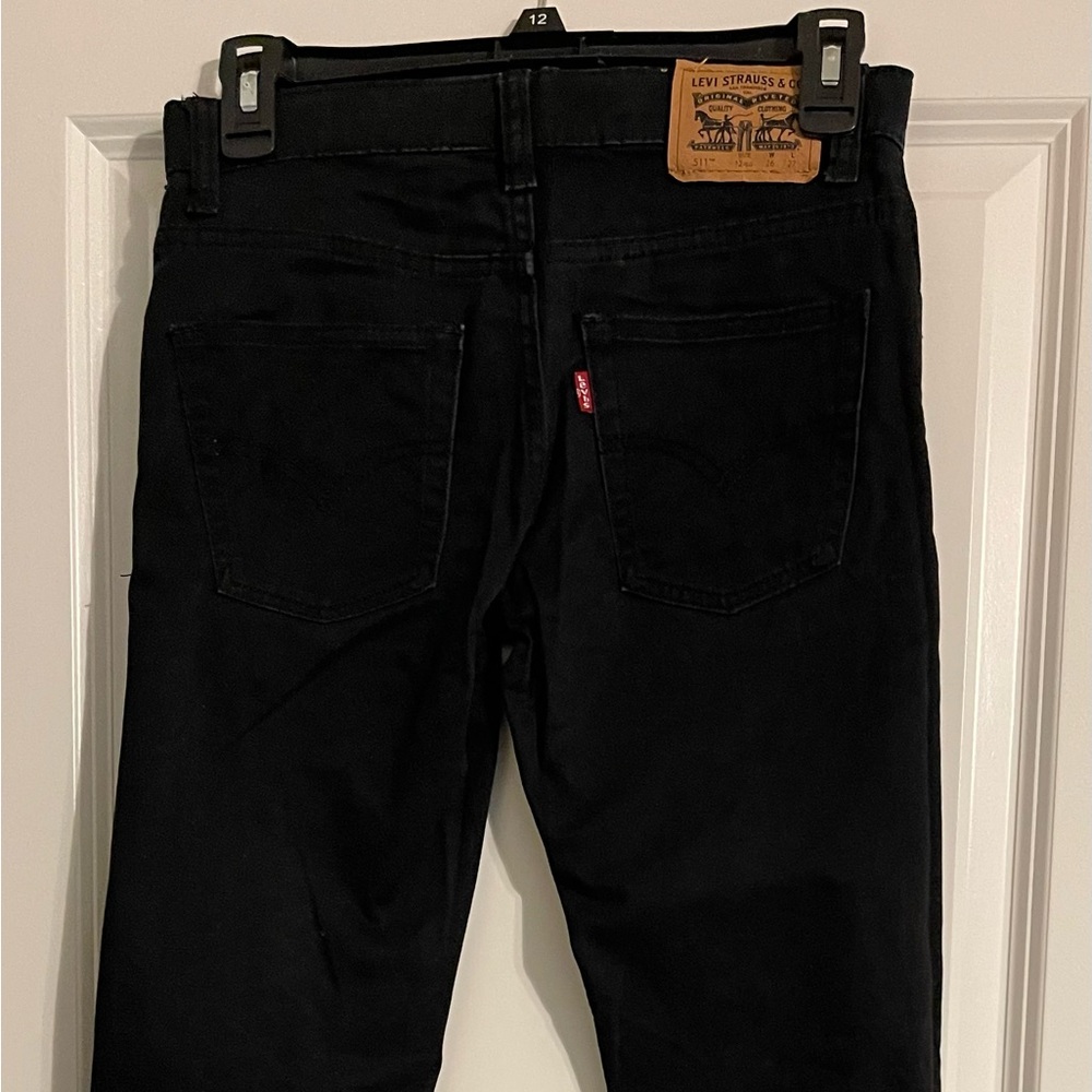 Levi's Men's Straight Black Jeans